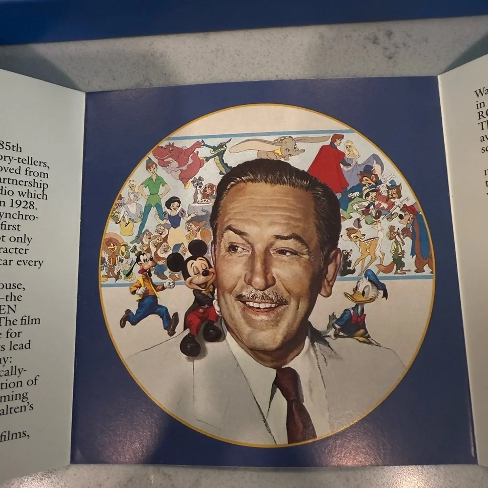 Disney Original Collector's Plate in box